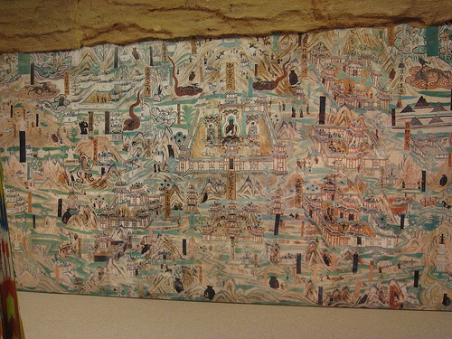 Murales en las Cuevas de Mogao